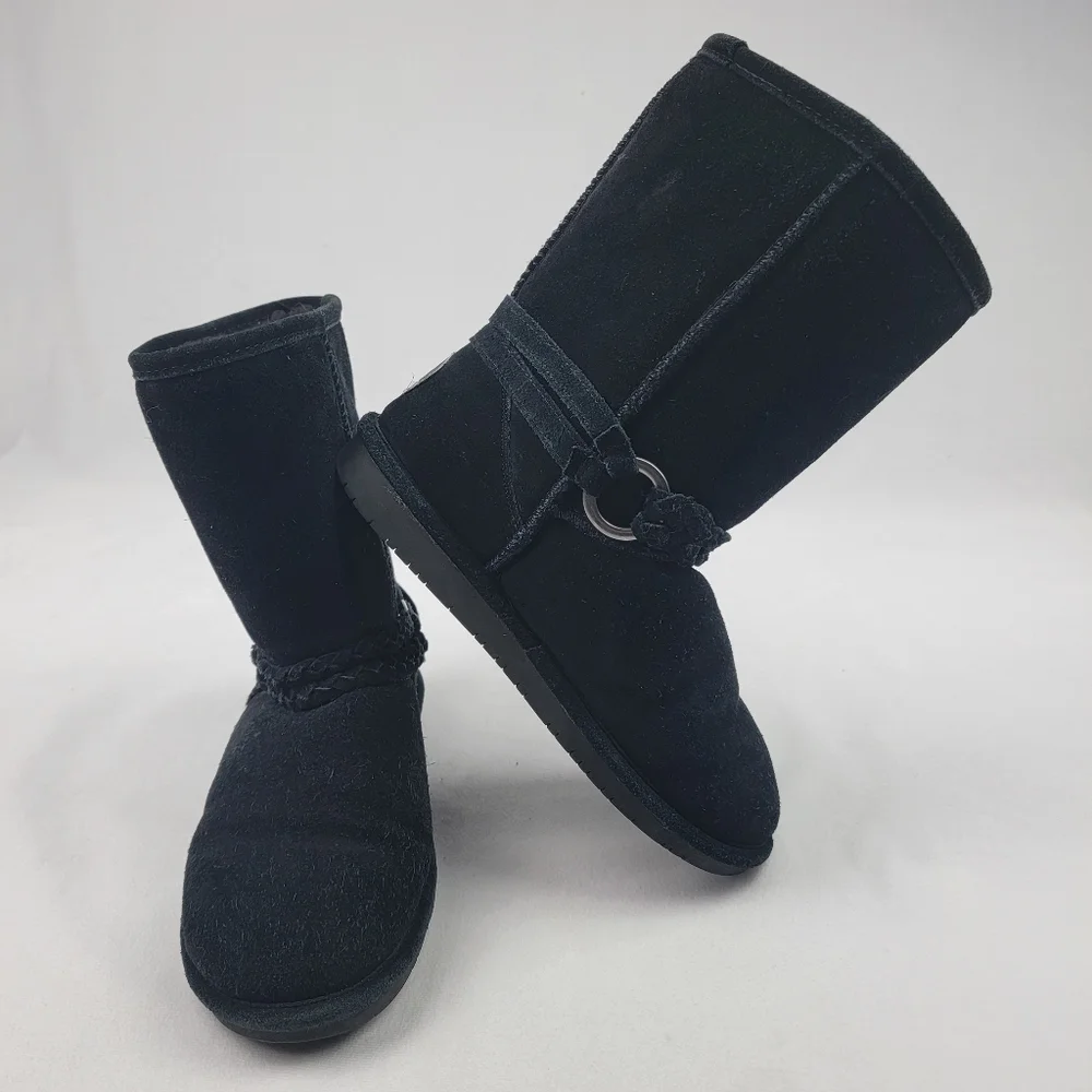 Bearpaw Genuine suede sheepskin‎ wool blend lining